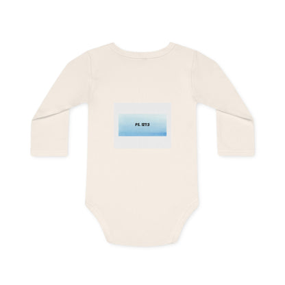 KiddiesVetements Logo - Ps. 127:3 Long-Sleeve Organic Bodysuit