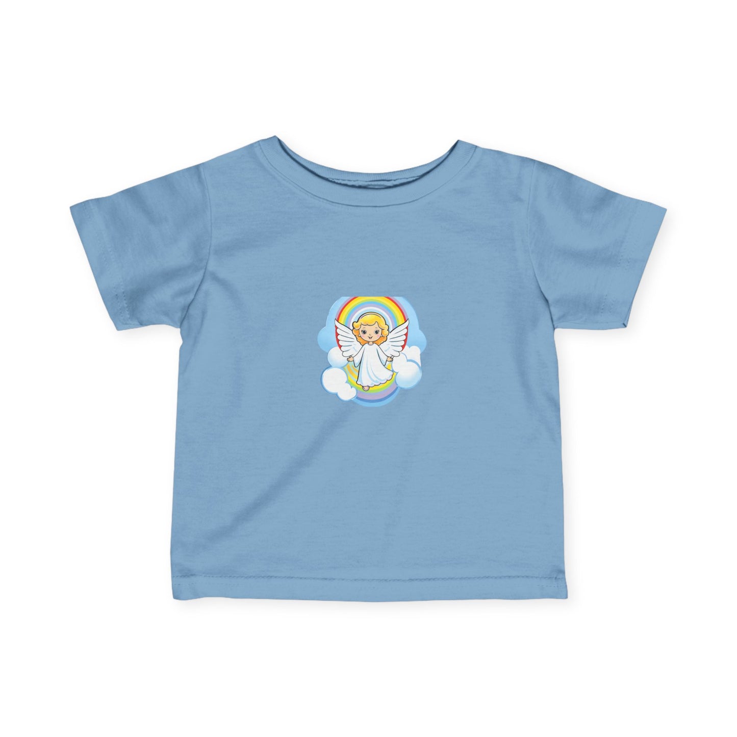 Infant Angel Print  Jersey Tee