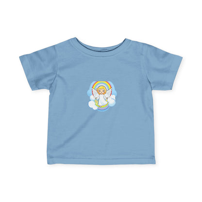 Infant Angel Print  Jersey Tee