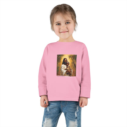 Safe in His Hands-Toddler Long Sleeve Tee