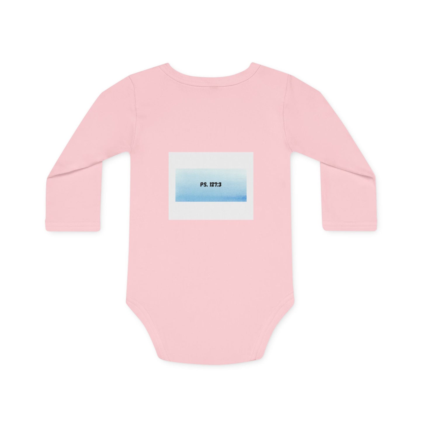 KiddiesVetements Logo - Ps. 127:3 Long-Sleeve Organic Bodysuit