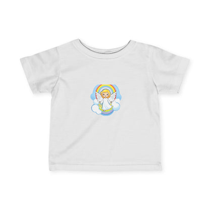 Infant Angel Print  Jersey Tee