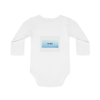 KiddiesVetements Logo - Ps. 127:3 Long-Sleeve Organic Bodysuit