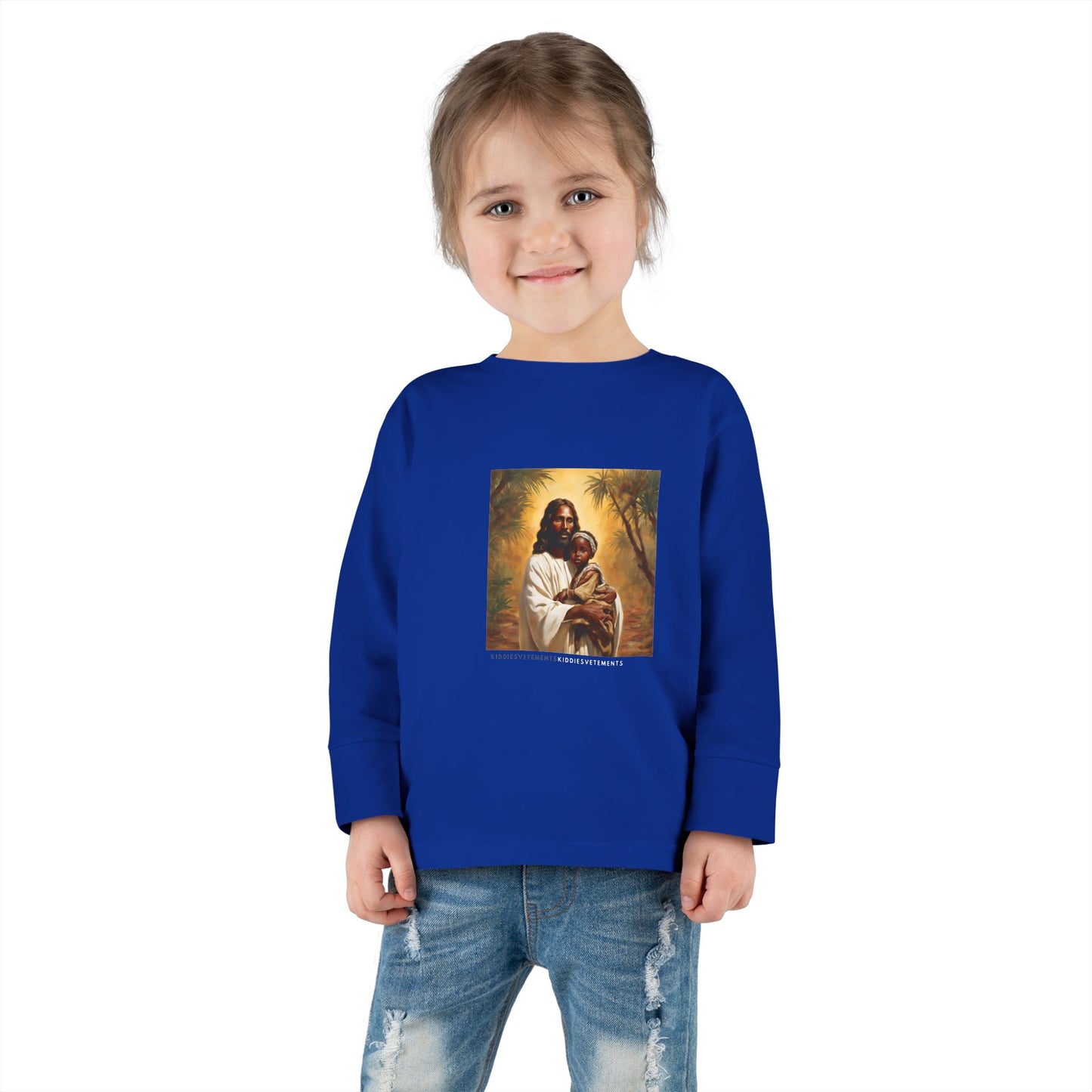 Safe in His Hands-Toddler Long Sleeve Tee