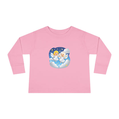 Angel Print Long Sleeve Tee