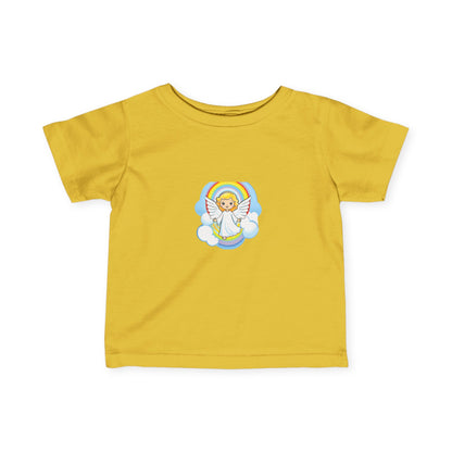 Infant Angel Print  Jersey Tee