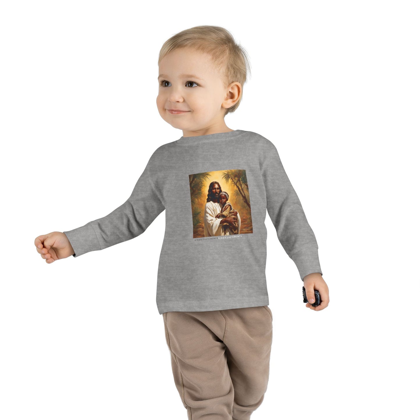 Safe in His Hands-Toddler Long Sleeve Tee