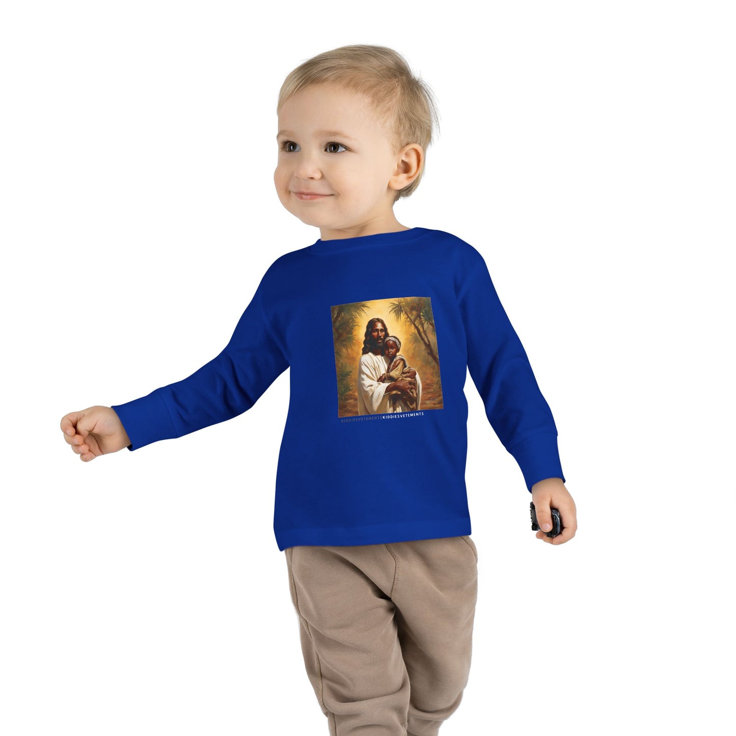 Safe in His Hands-Toddler Long Sleeve Tee