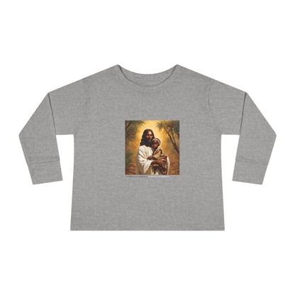 Safe in His Hands-Toddler Long Sleeve Tee