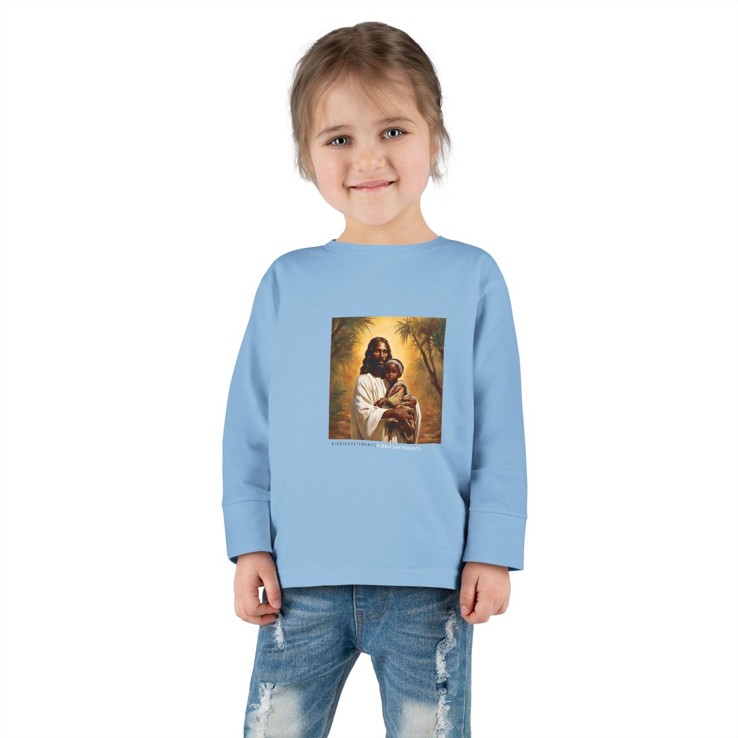 Safe in His Hands-Toddler Long Sleeve Tee