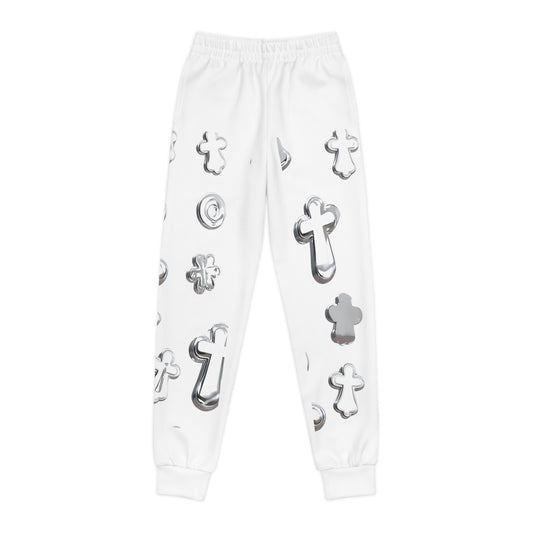 Cross Print Joggers