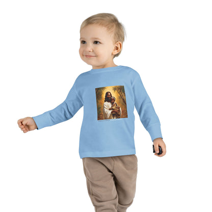 Safe in His Hands-Toddler Long Sleeve Tee