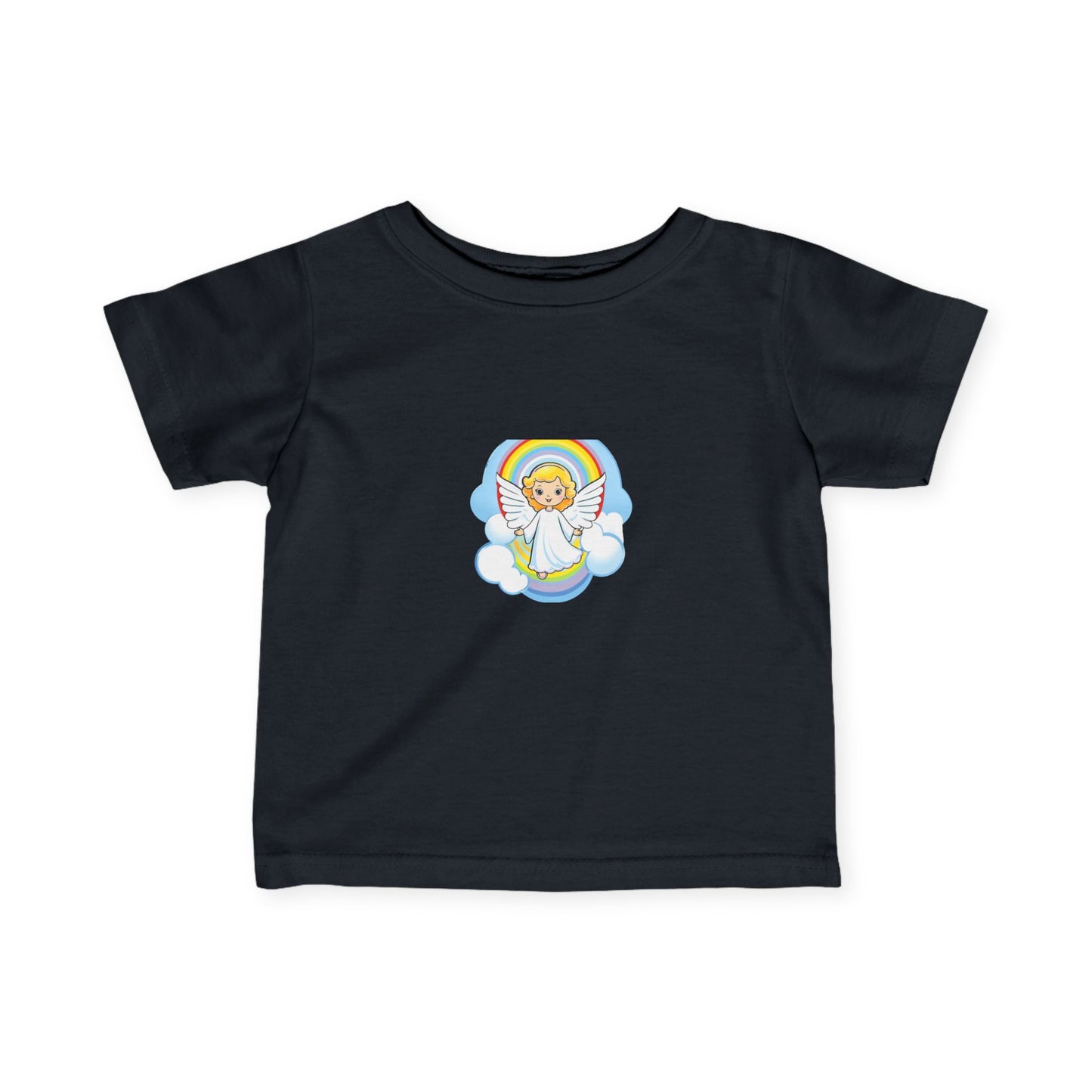 Infant Angel Print  Jersey Tee