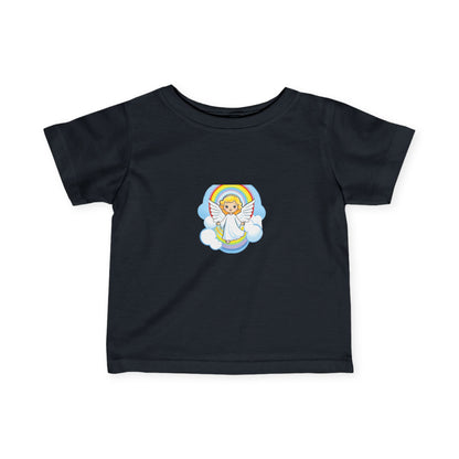 Infant Angel Print  Jersey Tee