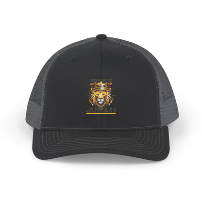 Lion of Judah Custom Embroiderd Snapback Trucker Cap